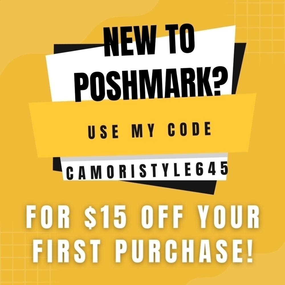 New to Poshmark? Want $15 Posh Credit? Use My Code Camoristyle645